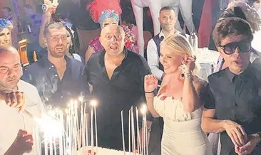 Alaçatı’da görkemli doğum günü