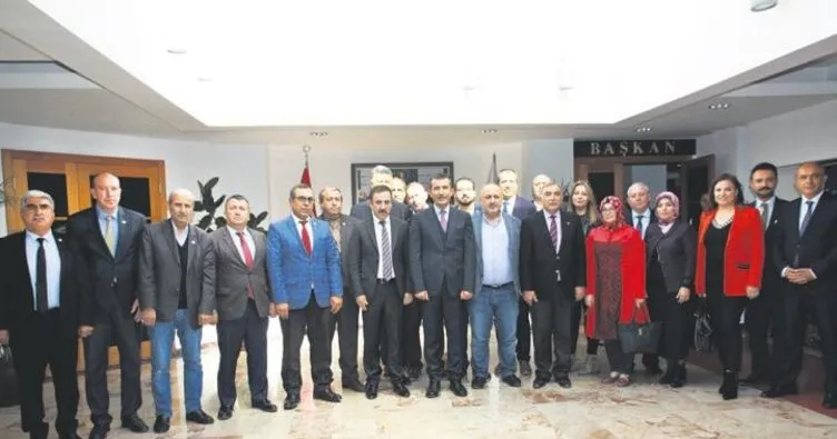 Ankaralılardan belediye başkanlarına ziyaret