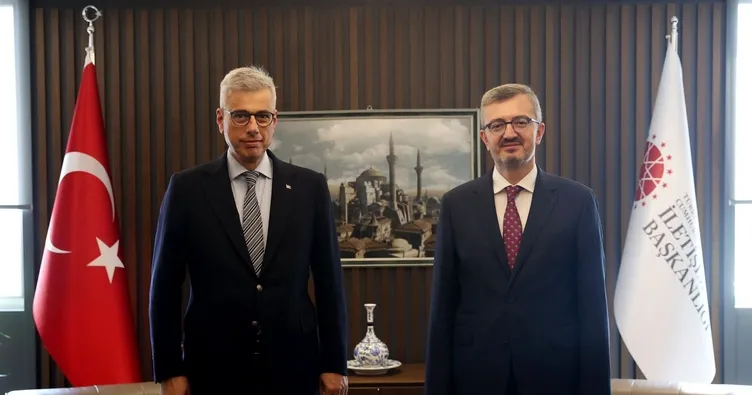 Bakan Memişoğlu, İletişim Başkanı Burhanettin Duran ile görüştü