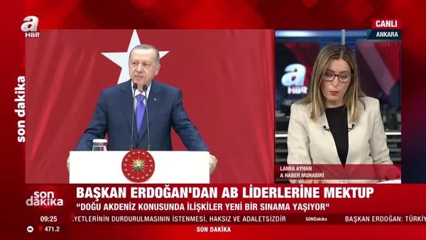 Son dakika... Cumhurbaşkanı Erdoğan'dan AB liderlerine Doğu Akdeniz mektubu! 