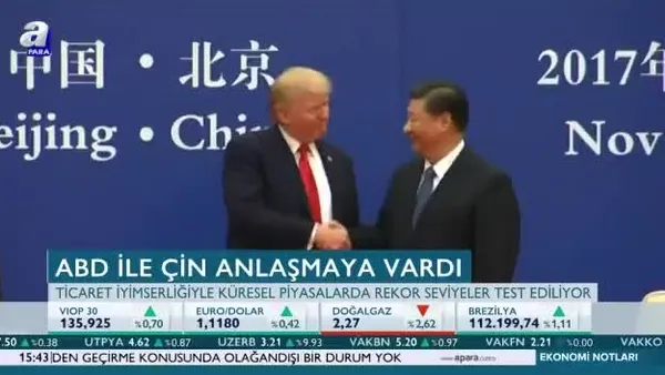 Trump'tan Çin'e ek vergileri erteleme kararı