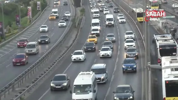 İstanbul yeni haftaya yüzde 54 trafik yoğunluğu ile başladı | Video