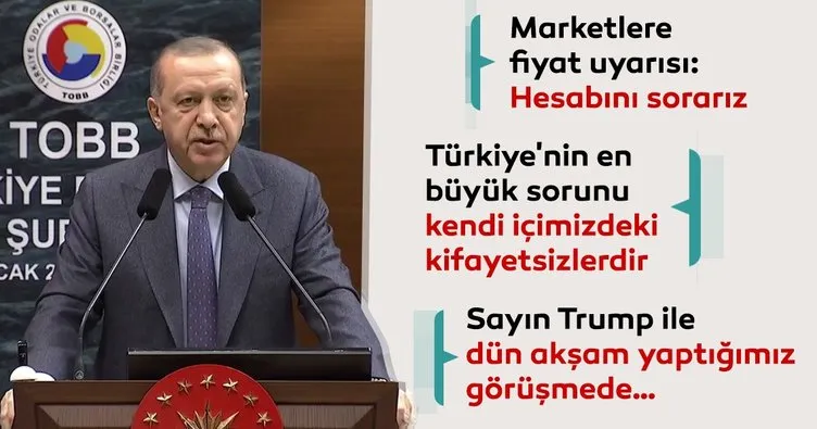 Başkan Erdoğan’dan önemli açıklamalar