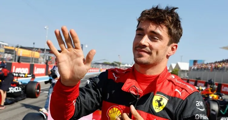 F1 Fransa Grand Prix’sinde pole pozisyonu Leclerc’in