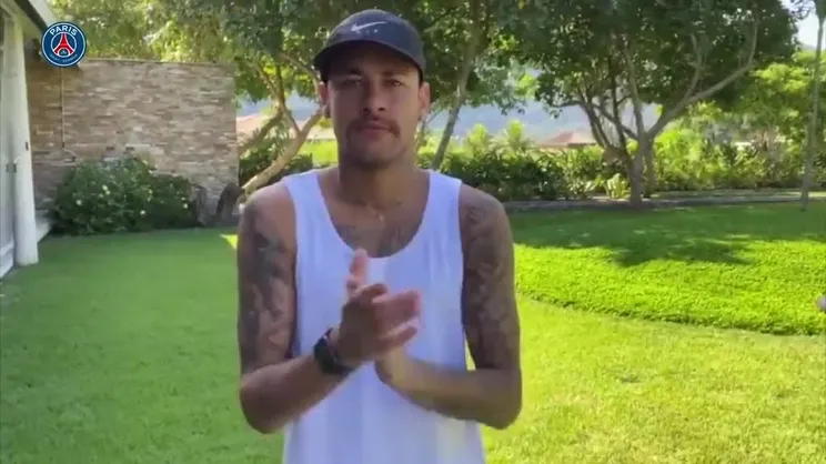 Neymar'dan sağlık çalışanlarına destek!