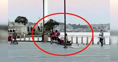 Son dakika: İstanbul’da bir kadının erkeğe attığı tekme tokat feci dayak kamerada | Video