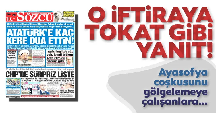 Son dakika: Diyanet İşleri Başkanı Erbaş’a yönelik iftiraya tokat gibi yanıt!