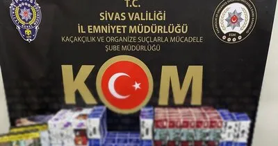 Sivas’ta kaçakçılık operasyonu