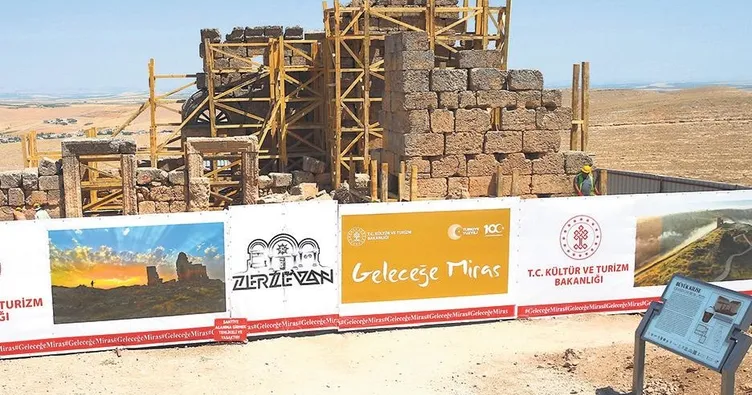 Zerzevan kalesi geleceğe taşınıyor