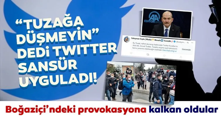 Son dakika haberi: Twitter’dan İçişleri Bakanı Süleyman Soylu’ya skandal sansür
