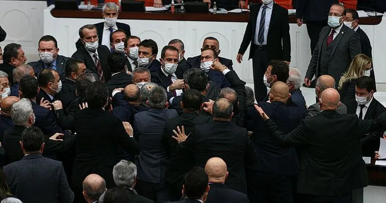 SON DAKİKA: TBMM’de yumruklu kavga!