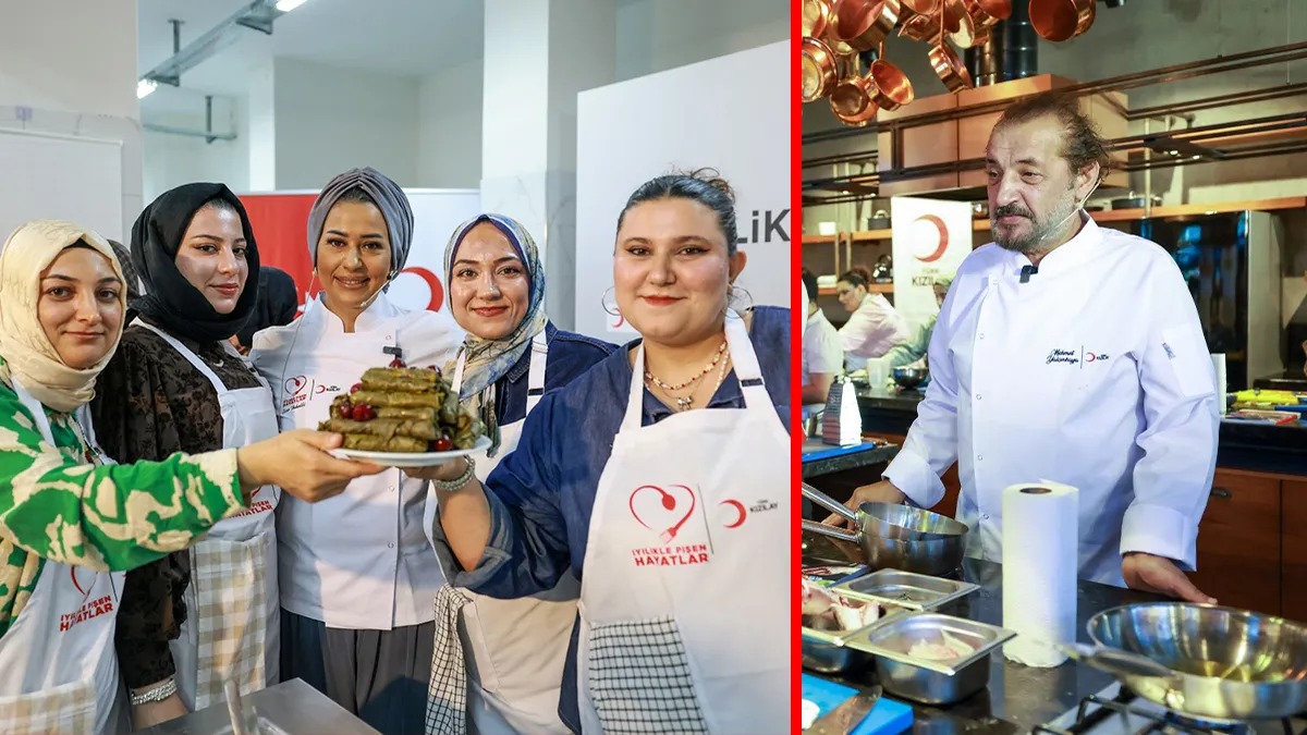 Şanlıurfalı depremzede kadınlar mutfak atölyesinde eğitim alıyor
