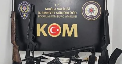 Muğla’da ruhsatsız silah operasyonunda 4 şüpheli tutuklandı #mugla