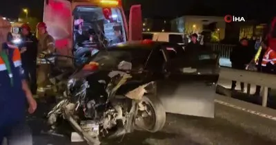 İstanbul D-100 karayolunda zincirleme kaza: 1 ölü, 3 yaralı
