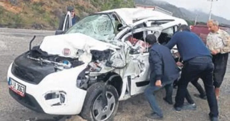Gazipaşa’da kaza: 1 kişi ağır yaralı