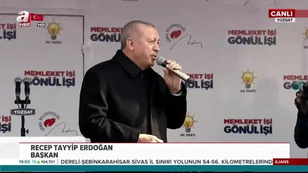 Cumhurbaşkanı Erdoğan Yozgat'ta önemli açıklamalarda bulundu