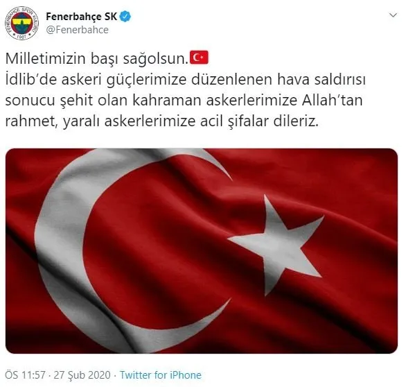 Spor camiası tek yürek! Başımız sağ olsun