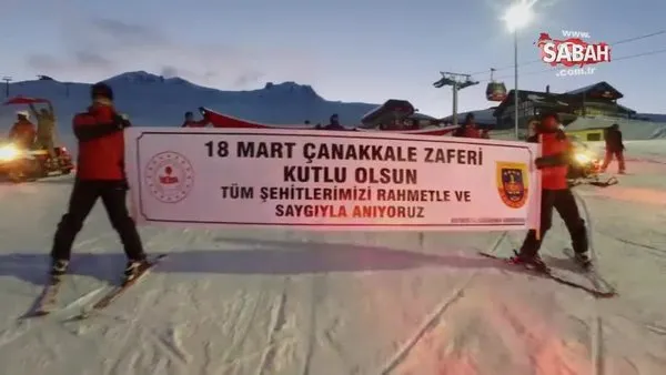 Jandarma Erciyes'te Çanakkale şehitlerini andı | Video