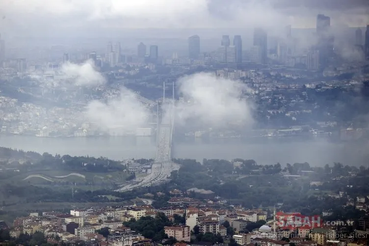 Çamlıca Kulesi’nden doyumsuz İstanbul manzarası