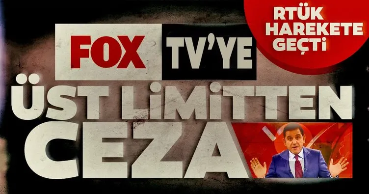 RTÜK’ten son dakika Fatih Portakal ve Fox TV açıklaması! Üst limitten para cezası ve program durdurma...