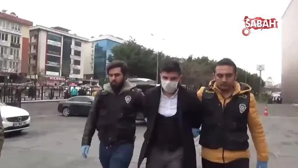 Yaşlı adama zorla maske takan ve kafasına kolonya döken şüpheli adliyeye getirildi | Video