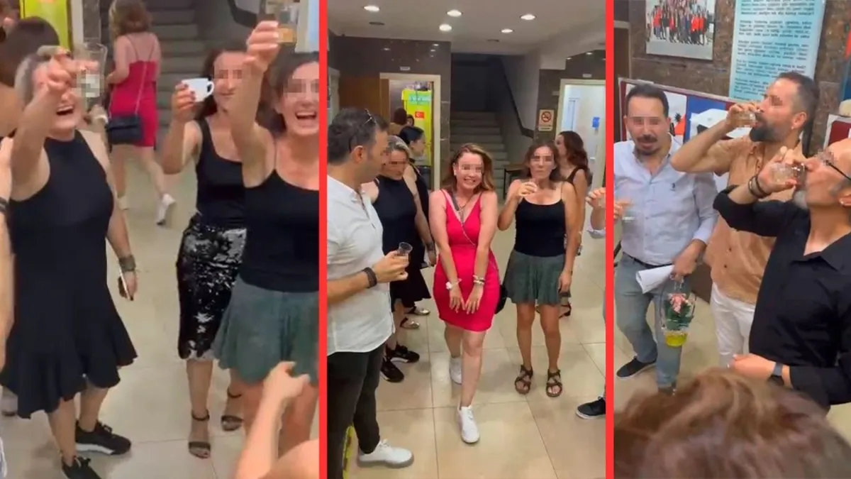 İzmir’deki okulda skandal: Alkol içen öğretmenler görevden uzaklaştırıldı! İzmir’deki okulda skandal: Alkol içen öğretmenler görevden uzaklaştırıldı!