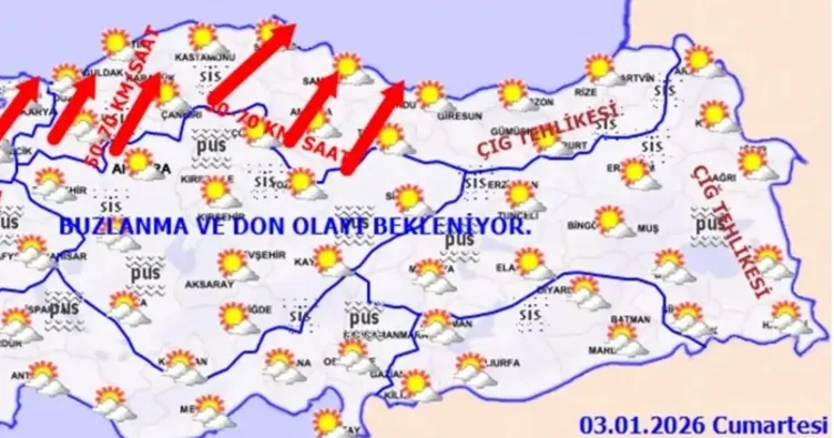 Meteorolojiden don ve çığ riski uyarısı