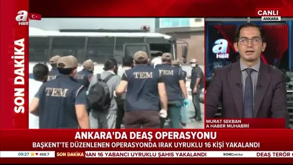 Son dakika: Ankara'da büyük DEAŞ operasyonu: 16 kişi yakalandı | Video