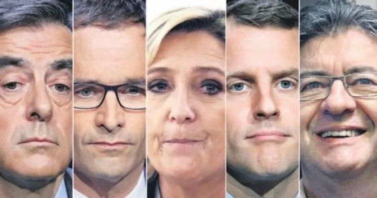 Aşırı sağcı Le Pen ile Macron başa baş
