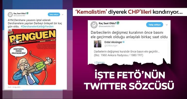 CHP’lileri ’Kemalistim’ diye kandırmış! İşte FETÖ’nün sosyal medyadaki sözcüsü...
