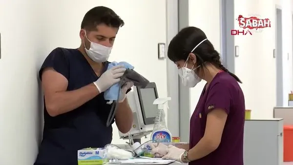 Pandemi hastanesinin yoğun bakım ünitesi ilk kez görüntülendi | Video
