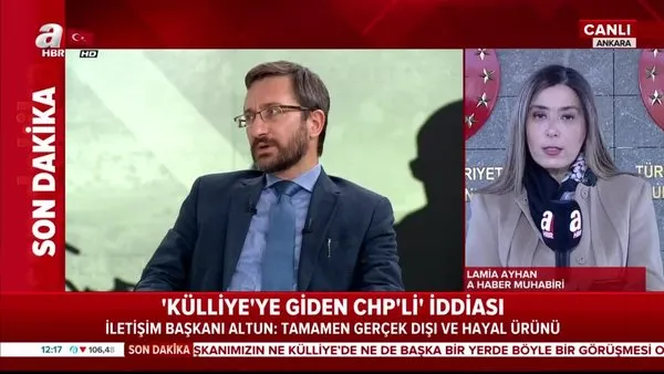 İletişim Başkanı Altun'dan Külliye'ye giden CHP'li iddiasına sert cevap 