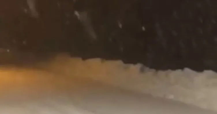 Şiddetli kar yağışı nedeniyle Uludağ’da yollar kapandı