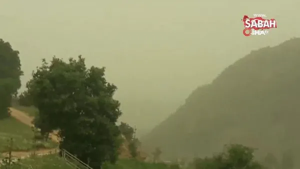 Tunceli’de kum fırtınası etkili oldu | Video