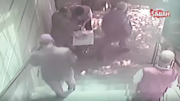 Caminin yardım kutusuna göz diken kalpazanlar gözaltına alındı | Video
