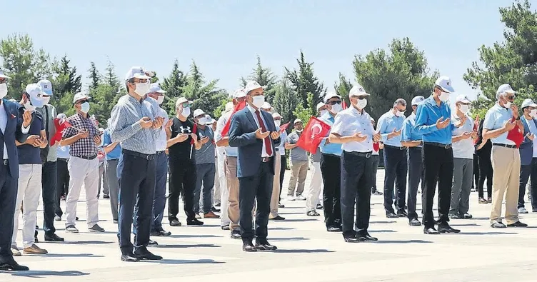 Şehitlerimizi andık