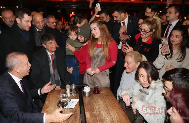 Başkan Erdoğan’dan Antalya’da sürpriz ziyaret! Güzergahındaki bir kafede durdu...