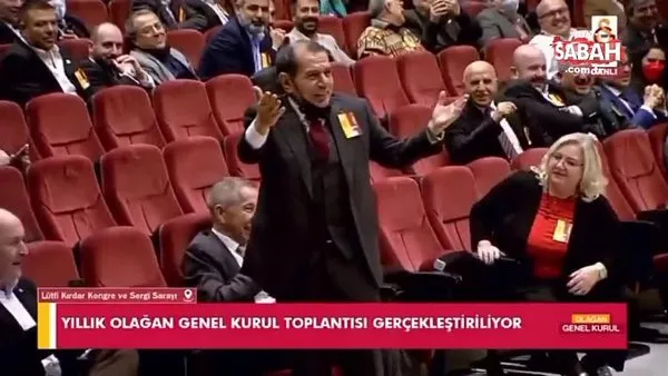Galatasaray Mali Genel Kurulu'nda güldüren diyalog 