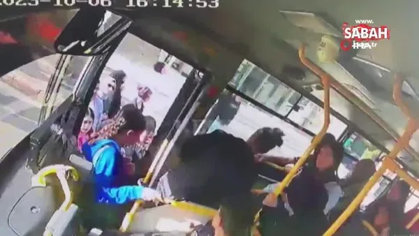 Şoför otobüste rahatsızlanan öğrenciyi hastaneye böyle yetiştirdi | Video
