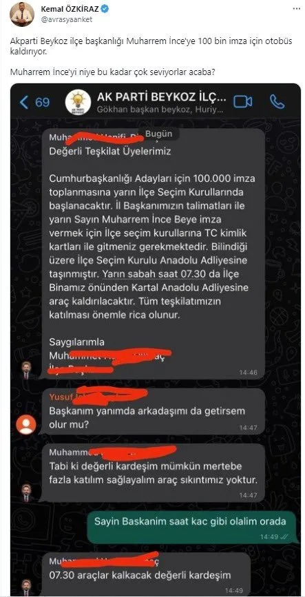 CHP anketçisi Özkiraz'ın montajlı 'ince' oyununa AK Partili başkandan suç duyurusu!