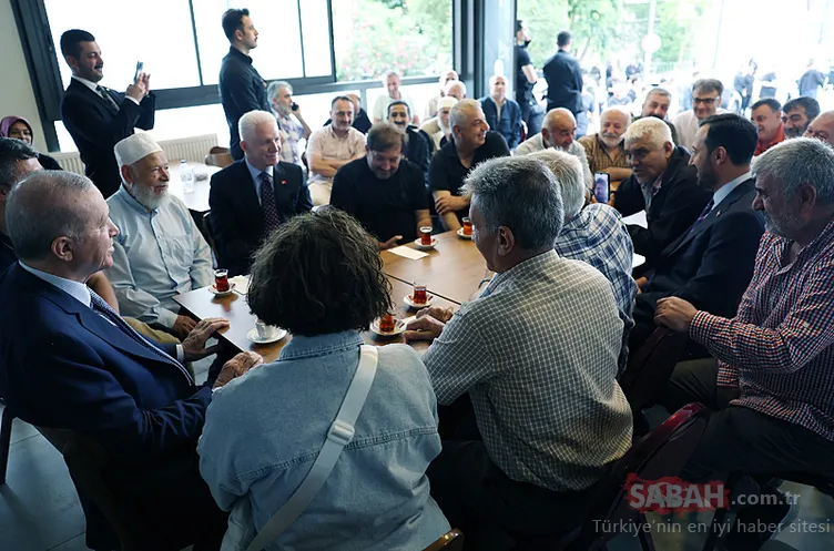 Başkan Erdoğan’dan sürpriz ziyaret: Vatandaşlarla bir araya geldi, sohbet etti