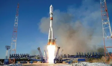 Rusya uzaya Soyuz roketi gönderdi! Üzerindeki yazı dikkatleri çekti