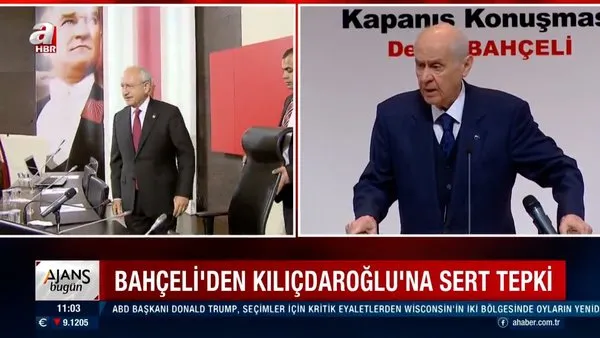 MHP Lideri Devlet Bahçeli'den CHP Genel Başkanı Kemal Kılıçdaroğlu'na Alaattin Çakıcı cevabı | Video