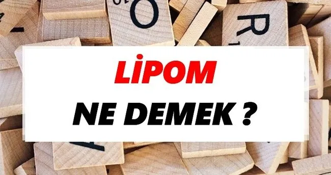 Lipom Ne Demek? TDK’ya Göre Lipom Sözlük Anlamı Nedir?