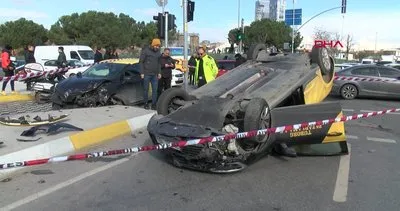 Kartal’da 3 aracın karıştığı kazada 1 kişi yaralandı | Video