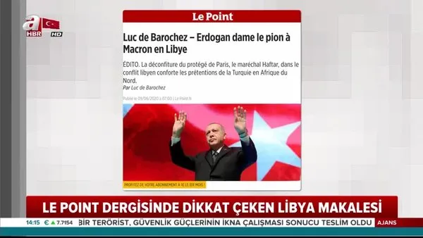 Fransız Le Point Dergisi'nden flaş Cumhurbaşkanı Erdoğan itirafı! 