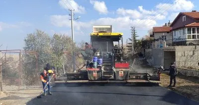 Belkaracaören’de sıcak asfalt çalışmaları başladı #afyonkarahisar
