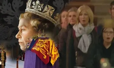 Kraliçe Elizabeth’in cenaze ziyaretinde şoke eden anlar! Büyük panik yaşandı