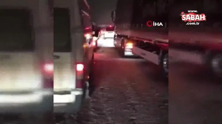 Ilgaz Dağında kar çilesi: Araçlar mahsur kaldı