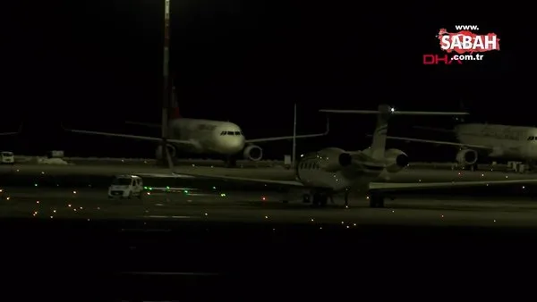 Rus milyarder Abramovich'in özel jeti İstanbul'a indi | Video